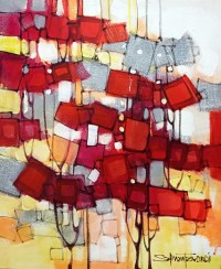 Salman Farooqi, 16 x 20 Inch, Acrylic on Canvas, Cityscape Painting, AC-SF-639